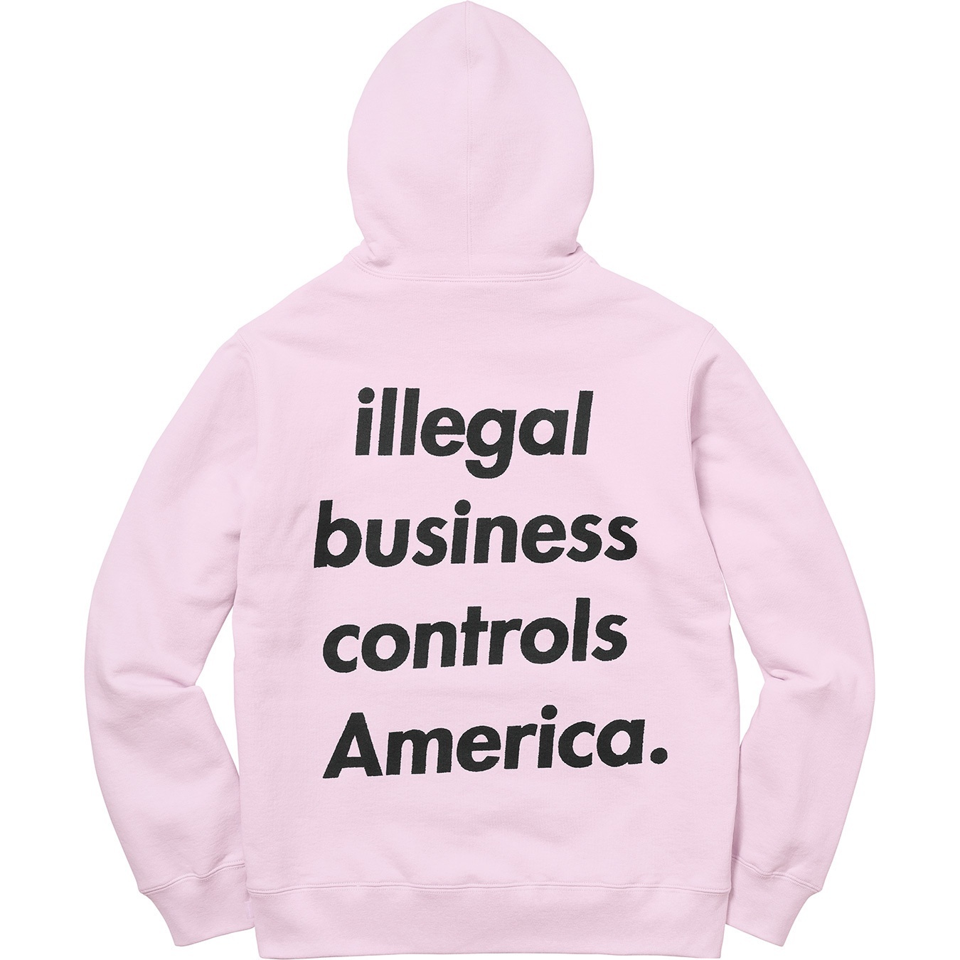 Illegal Business Hooded Sweatshirt view 4